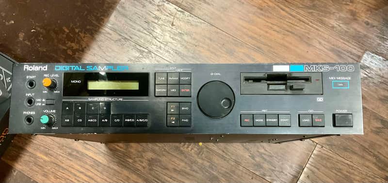Roland MKS-100 Digital Sampler 1986 - Black image 1
