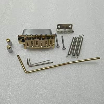 Warmtone Tremolo Series #1 M3 Strat Style Gold 2 pivot 10.5mm String Spacing image 3