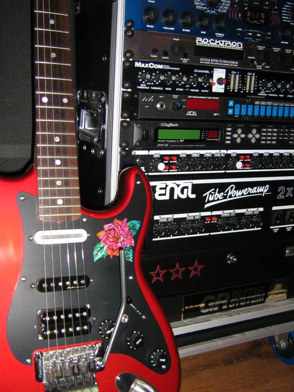 Kramer Focus 3000 Vintage 1980’s Candy Apple Red with original hard case. image 1