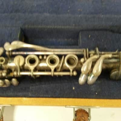 Cavalier American Silver-Colored Metal Clarinet, USA image 13