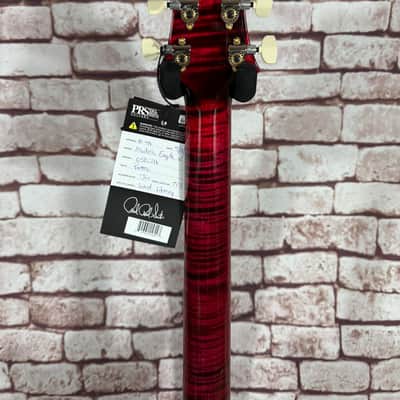 PRS Modern Eagle V Wood Library 10Top Red Tiger Quilted Stained Flamed Maple Neck Ziricote FB Ltd. 2pcs worldwide image 14