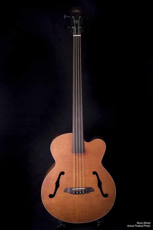 Aria FEB F2/FL Fretless Acoustic Bass Natural | Reverb