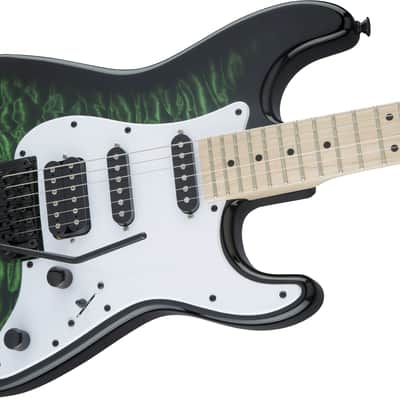 Jackson X Series Signature Adrian Smith SDXQM Electric Guitar, Maple Fingerboard (Transparent Green) image 6