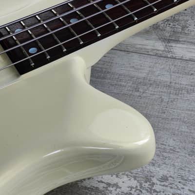 1989 Kramer Japan 4-String Ripley-Style Bass (White) image 8