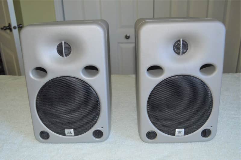 JBL Professional LSR25P Pair Near field Monitors Exc Sound detail & stereo separation - MADE IN USA! image 1