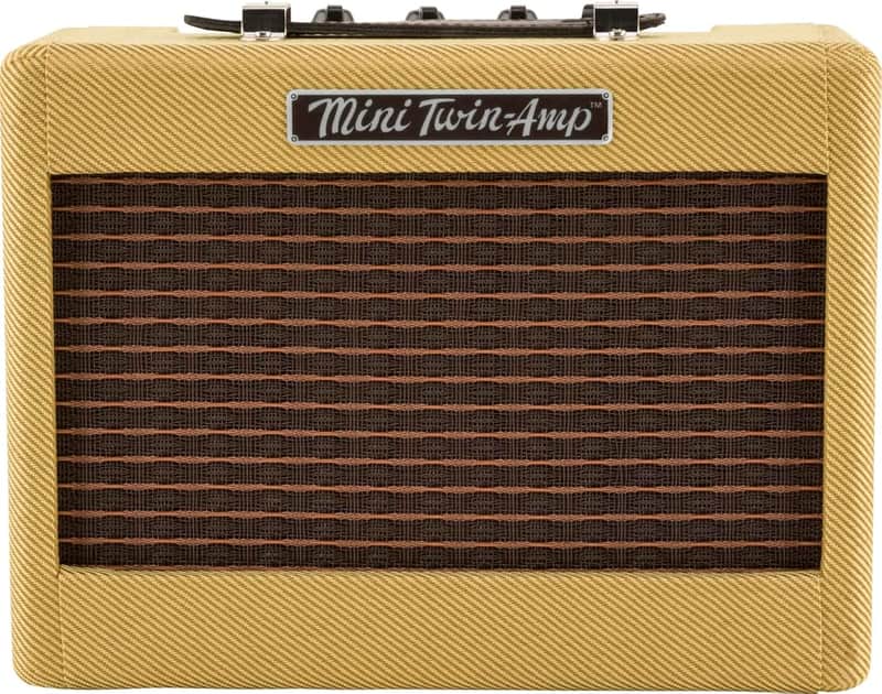 Fender Mini '57 Twin-Amp 1W Battery Practice Amp, Tweed image 1