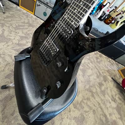 Ibanez GRG7221QA-TKS Gio with Purpleheart Fretboard 2020 - Present - Transparent Black Sunburst image 2