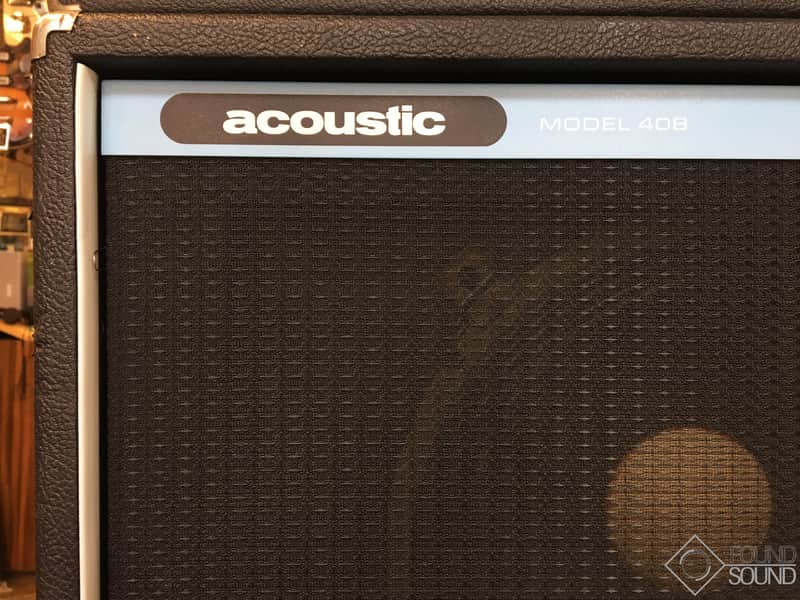 Acoustic Control Corp Model 320 Head & Model 408 Cabinet | Reverb