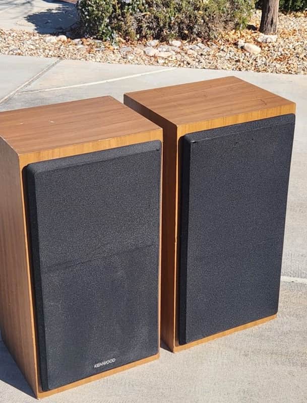 Kenwood Kenwood Ks-H51 Floor speakers 80s  - Wood cabinet image 1