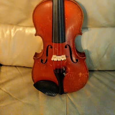 Copy Of Antonius Stradivarius  Made In Czechoslovakia  Violin Antique Vintage Nitro 1930's image 1