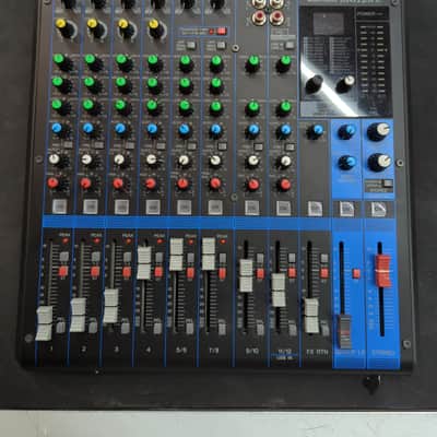 Yamaha MG12XU 12-Channel Analog Mixer 2016 - Present - Black image 1