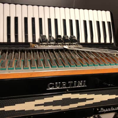 Curtini Accordion 120 Bass Italy - black image 7