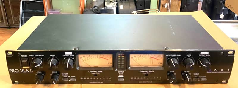 ART Pro VLA II 2-Channel Vactrol Compressor 2009 - Present - Black image 1