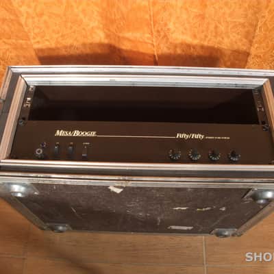 Mesa Boogie 50/50 STEREO TUBE POWER AMP + FLIGHT CASE Black image 1