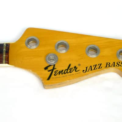 Vintage Fender Jazz Bass Neck (Late 60s–1971) 4-Bolt Rosewood Fingerboard 1968/69/70/71/72 image 5