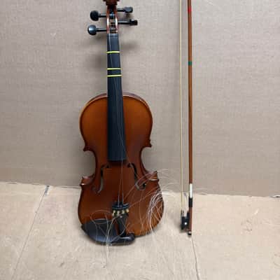 Stage Right Sonata 4/4 Full Size Violin Outfit w/ Bow & Case - Needs Bridge & Strings image 4