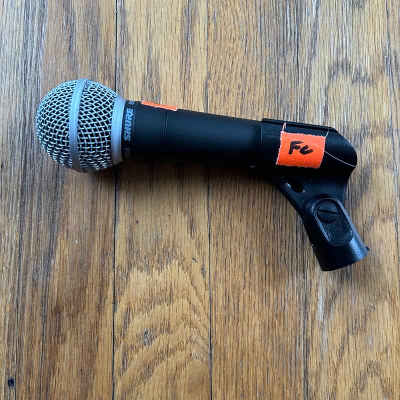 Shure SM58 Handheld Cardioid Dynamic Microphone 1984 - Present - Black image 1