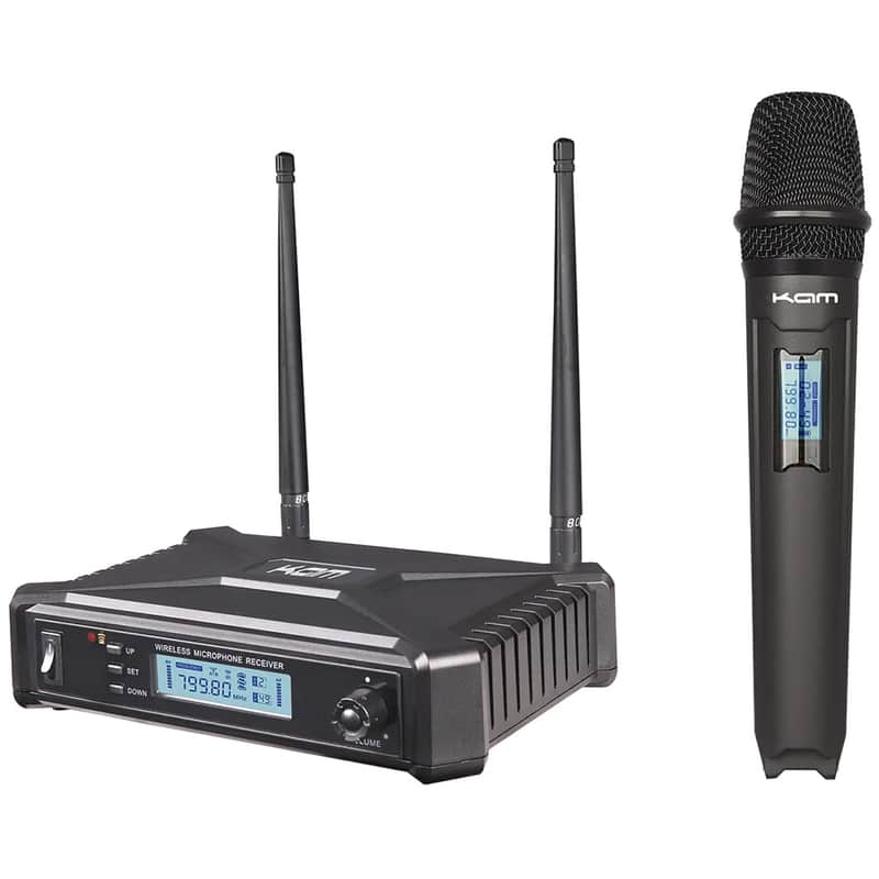 KAM KWM1935 Wireless Microphone System 2020s - Black/Grey image 1