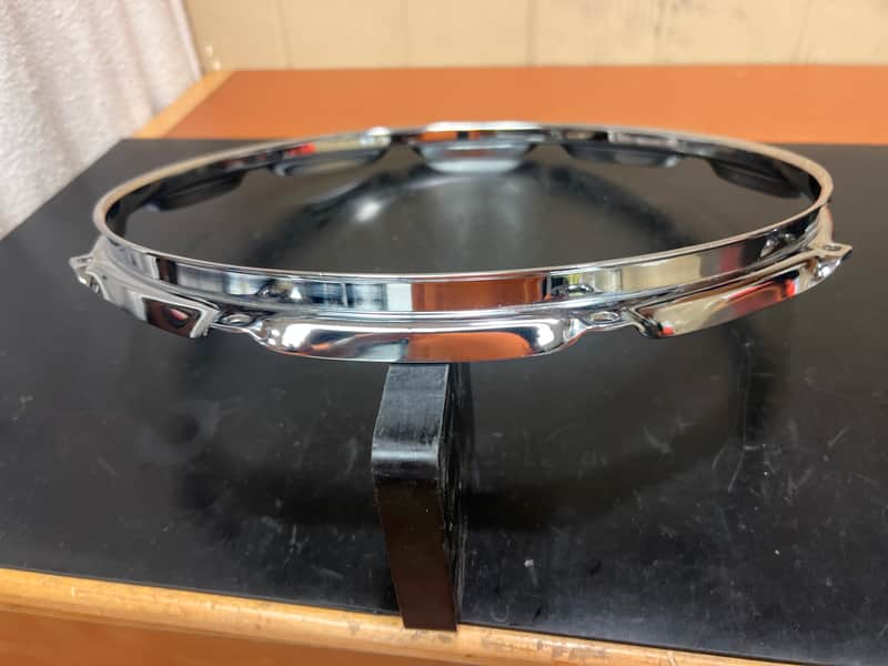 Ludwig 14” 10 lug triple flange steel hoop image 1