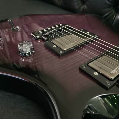 PRS SE Paul Allender Seymour Duncan Dave Mustaine Pickups Ebony Fretboard 2012 Purple Guitar image 6