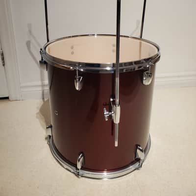 BURGUNDY Floor Tom Drum 16"x16" - Gorgeous Ultra Clean image 9