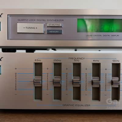 Sony TA-AX35 Stereo Integrated Amplifier & Sony FM Stereo/FM-AM Tuner ST-JX3L Made in Japan Vintage 1982 image 2