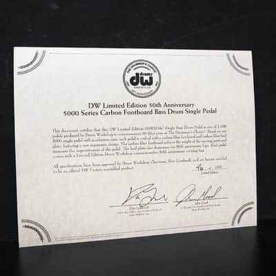 dw USED ​​50th Anniversary 5000 Single Pedal [DW-5050AD/4C 50TH] image 10