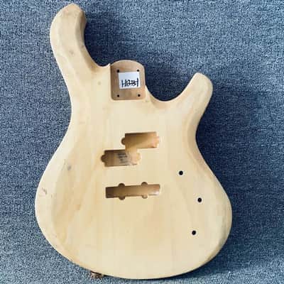 Basswood 4 String Bass Guitar Body image 1