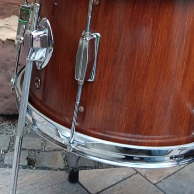 Vintage Refurbished Tromsa Beech Shell Jazz Drumset 20" 10" 13" Frankenstein Custom 70er Jahre - Natur Braun Walnuss image 17