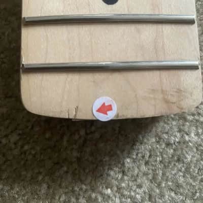 Maple Wood 4 String Bass Neck, 20 Frets Fingerboard image 10