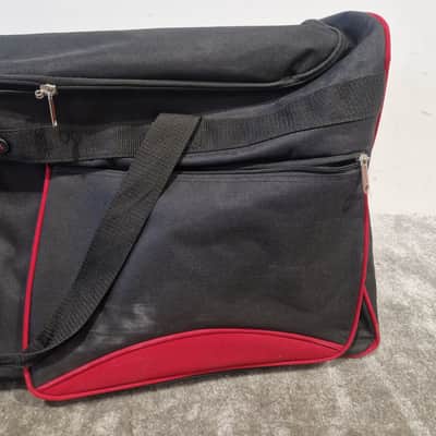 Humlin Wheel-On Drum Percussion Case - Black/red – Drum Case - Good image 7