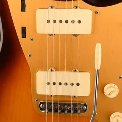 Vintage '59 Fender Jazzmaster 3-Tone Sunburst with OHSC - Danny Amis Los Straitjackets image 4