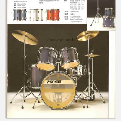 Sonor Rare Performer Beech 13 "Tom+Phonic hardware 1984 image 11