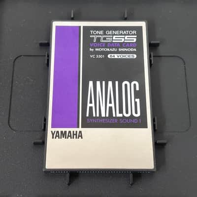 Yamaha TG55 VOICE DATA CARD ANALOG SYNTHESIZER SOUND1 VC5501 by MOTOKAZU SHINODA image 3