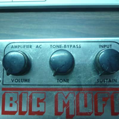 Electro-Harmonix Big Muff Pi V5 (Op Amp Tone Bypass) 1978 - 1980 - Silver image 4