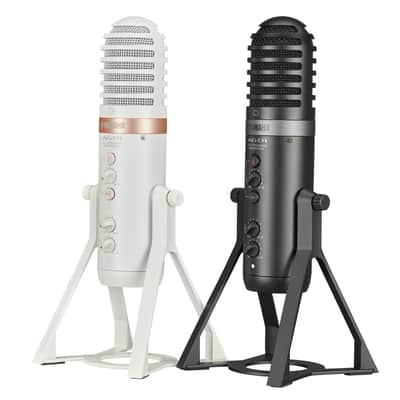 Yamaha AG01 Live Streaming USB Microphone with Mixer, Black image 6