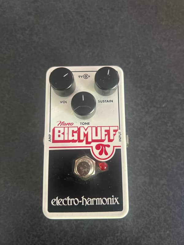 Electro-Harmonix Nano Big Muff Pi Distortion / Sustainer 2013 - Present - White / Black / Red image 1
