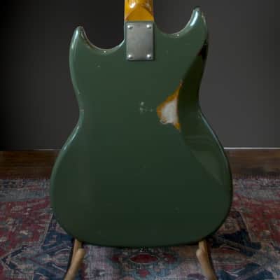 Frank Brothers Sonar - Olive Drab over Tobacco Sunburst. NEW (Authorized Dealer) image 8