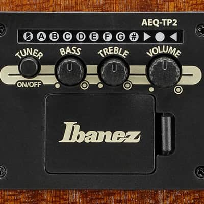 Ibanez AW54LCE OPN Left Handed Acoustic Electric Guitar. Open Pore Natural image 10