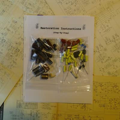 Sansui SP-220 restoration kit filter capacitor repair rebuild fix image 1