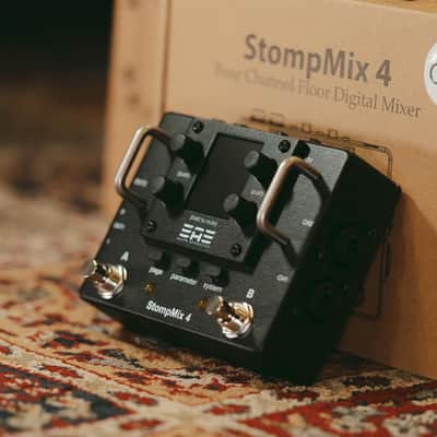 Elite Acoustics | EAE | StompMix 4 | 4Ch Digital Mixer Pedal | w/ DSP Gate, Compressor, EQ, Reverb & Delay - StompMix 4 ONLY image 4