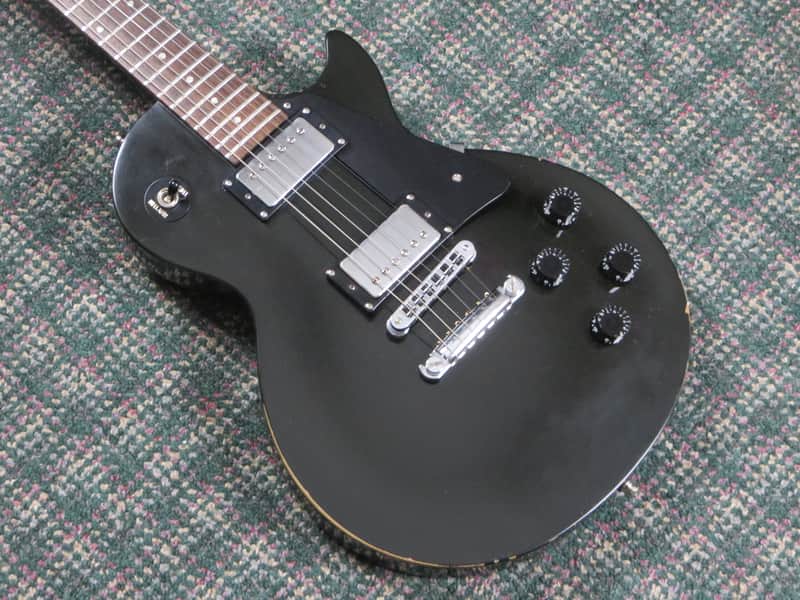 1985 Gibson Les Paul Studio Black/Ebony! Shaw Humbuckers! w/hardshell case image 1