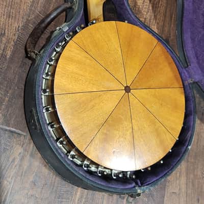 Vintage 1917 Vega "Little Wonder" 17-Fret Tenor Banjo - Rare 10-3/4" Rim w/ Factory Matching Pie Resonator & Incredible Provenance image 2