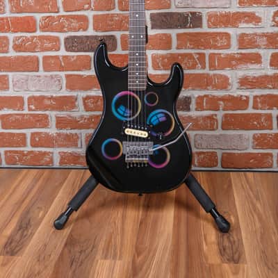 Kramer USA Baretta Bubbles Graphic 1986 w/Hard Shell Case image 4