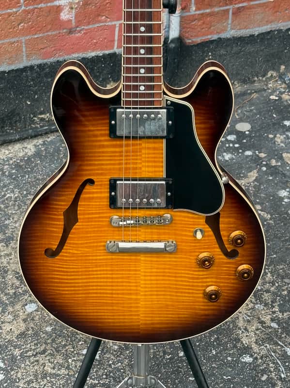 Gibson ES-336 F 2005 - stunning Flamey Custom Shop 336 killer user friendly axe ! image 1