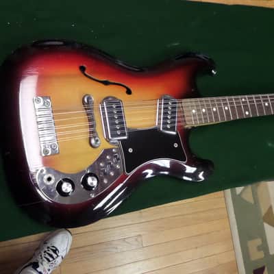 Bartell of California 12-String Hollow Body Guitar with Case image 1