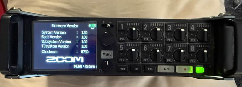 Zoom F8n Pro (2022) 8-Track 32-bit image 1