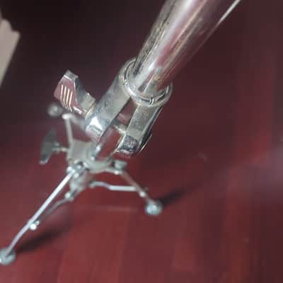 Sonor  Single Braced cymbal stand straight  1970s - Chrome image 3