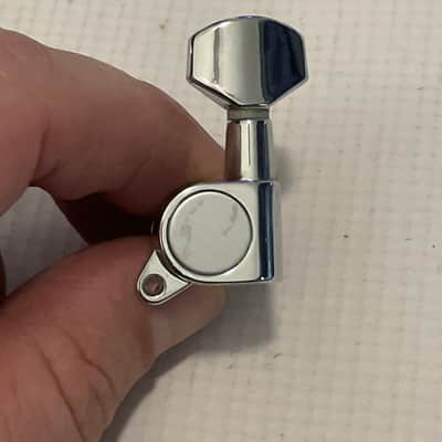 2000's Electric Guitar GOTOH Style 7 In Line Chrome LH or Reverse Headstock Jin Ho Korea Tuners Tuning Pegs image 8