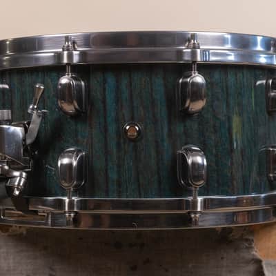 Tama Starclassic 6.5x14 Performer B/B Midnight Blue Tigerwood Snare Drum image 5